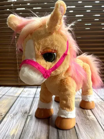 해즈브로(HASBRO) 퍼리얼 포니 시나몬 전동 봉제 인형