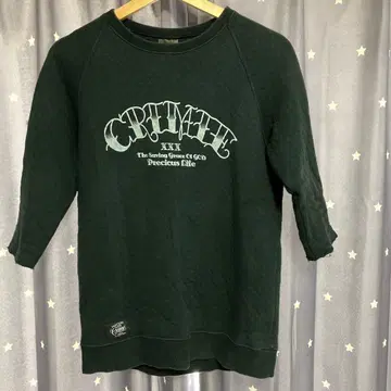 CRIMEI 클라이미 맨투맨 7부 소매 M 사이즈