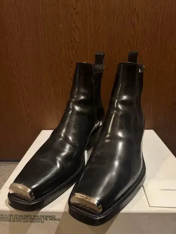 CALVIN KLEIN 205W39NYC Chris 사이드 고어 부츠