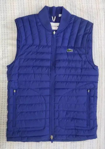 LACOSTE 다운 베스트 파랑 US S