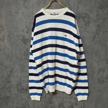 [새상품급] (XL) Lacoste 라코스테 트레이닝복 니트 보더 악어