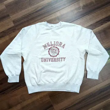 Mila Owen 빈티지 칼리지 로고 트레이닝복