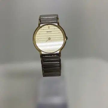 SEIKO 아날로그 손목시계 실버/골드