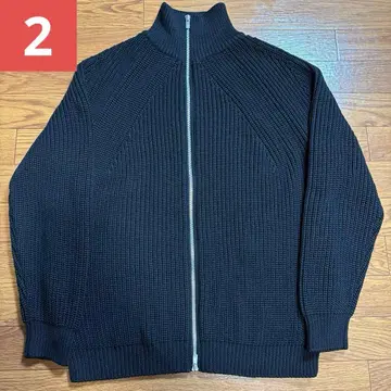 24FM BATONER 바토너 드라이버즈 니트 사이즈 2 블랙