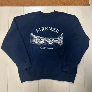 90s 네이비 맨투맨