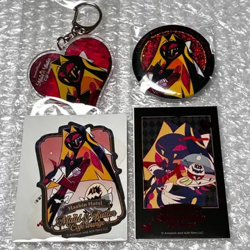 서펜셔스 하즈빈 애니카페 캔뱃지 아크링 키링 스티커 카드