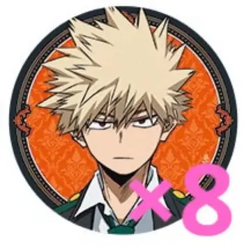 히로아카 바쿠고 카츠키 마루이 캔뱃지 8개 세트