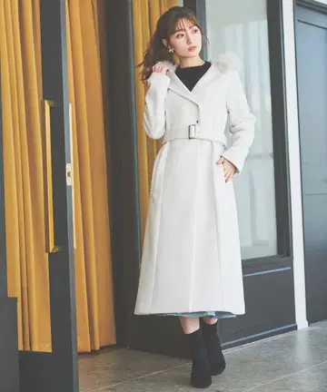 31 Sons de mode 퍼 롱 코트