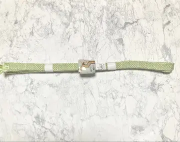 허리띠 삼분 끈 오비 고정 띠 시미즈야키 벚꽃 새상품 옐로우 그린 화이트