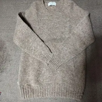 James Charlotte 울 니트 스웨터 베이지