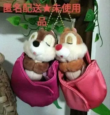 디즈니 칩과 데일 스프링 튤립 키체인 택 포함