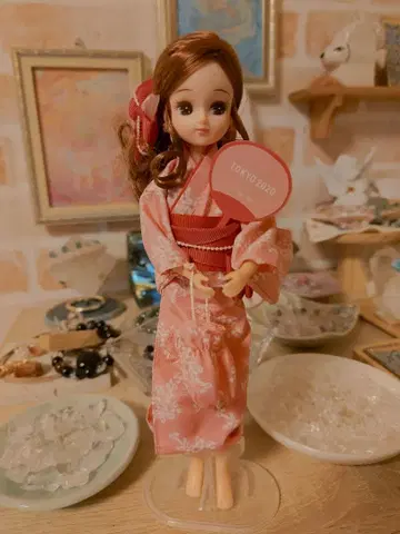 리카짱 기모노 핑크