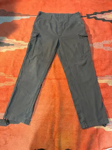 80s 독일군 군복 바지 올리브 버튼 플라이 가격 인하 가능