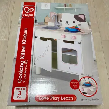 애니멀 키친 고양이 소꿉놀이 주방 화이트 컬러 화이트 완구