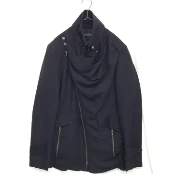 TORNADO MART : 변형 드레이프 지퍼 자켓