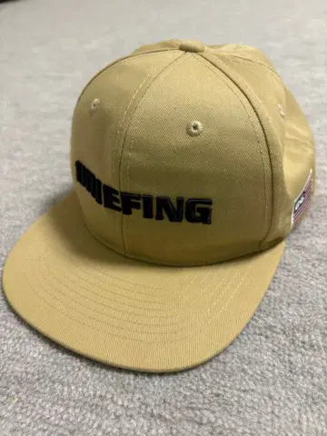 BRIEFING 브리핑 캡 베이지 플랫 바이저