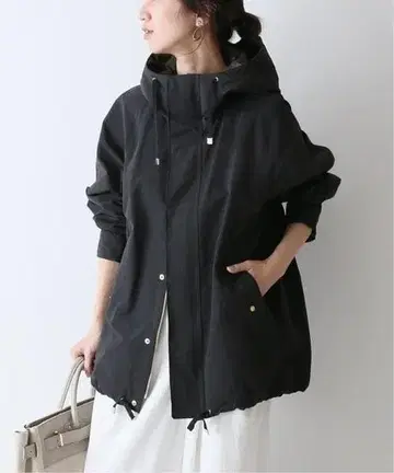 FRAMeWORK C/PE 후드 미들 블루종 38 블랙 프레임워크