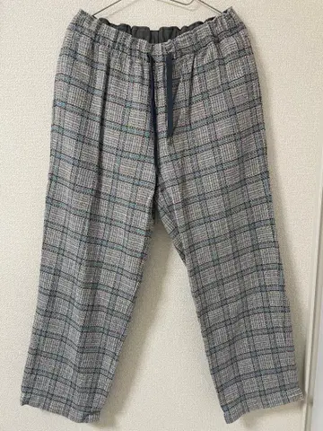 EDIFICE DEVEAUX 남성용 팬츠 체크 F 사이즈