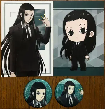 HUNTER x HUNTER 수트 캔뱃지 혜택 엽서 이르미