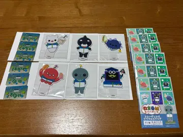 교육 방송 x 훼미리마트 트레이딩 아크릴 스탠드 전 6종 컴플리트 세트