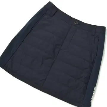 미사용 CLUNK 크랭크 충전솜 절개 스커트 M 네이비 가을/겨울