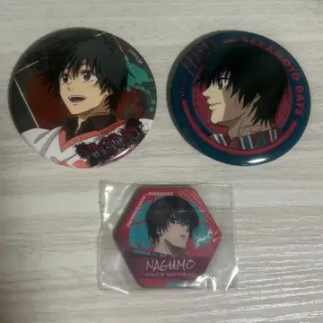 사카모토 데이즈 나구모 캔뱃지 파쿠르 얼굴 콜렉션 캔뱃지 쿠라스시 마그넷