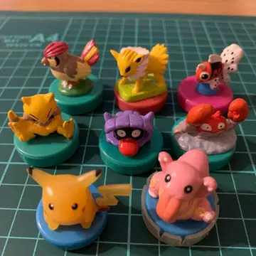 포켓몬 미니 피규어 스탬프 8개 세트