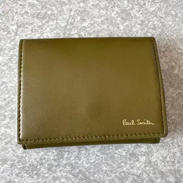 폴스미스 동전 지갑 코인 케이스 이단 접이 카키 bps200
