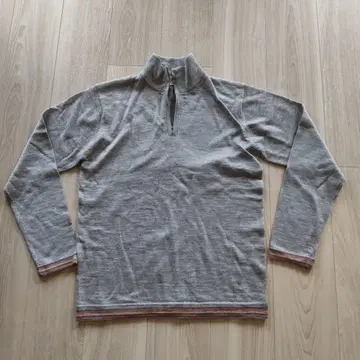 폴 스미스 그레이 하프 지퍼 M