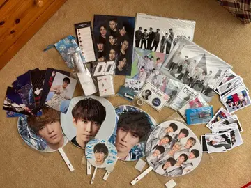 Snow Man 부채 아크릴 스탠드 사진 굿즈 세트