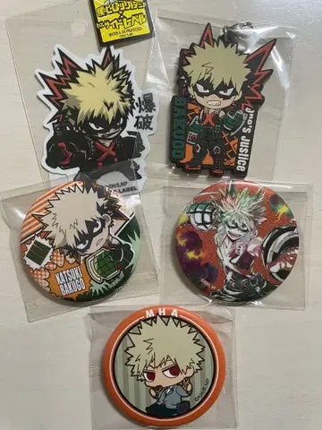 나의 히어로 아카데미아 바쿠고 카츠키 캔뱃지 러버 스트랩 스티커