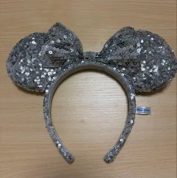 실버 미니 마우스 귀 머리띠