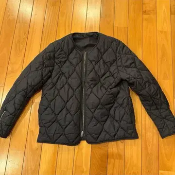 블랙 퀼팅 자켓 (리버서블)