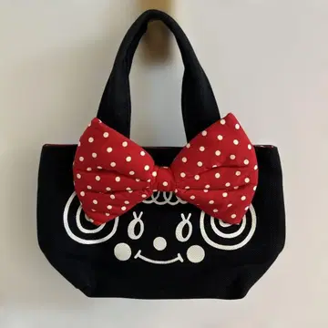 [ 새상품급 ] 컬리 컬렉션 딸기짱 빅 리본 토트백