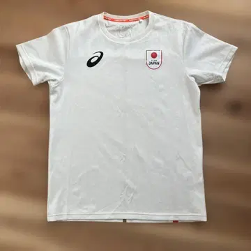 ASICS 팀 재팬 T셔츠 화이트