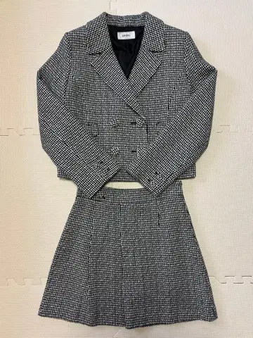 스나이델 셋업 데이트 트위드 자켓 S