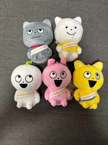 니시무라 유우지 작품: [ 5종 세트 ] 가방에 달 수 있는 봉제 인형