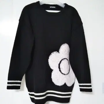 꽃무늬 니트 스웨터 M