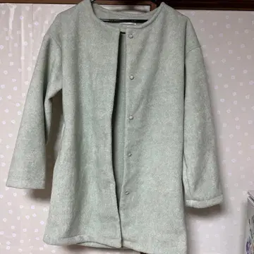 노카라 플리스 자켓 라이트 그린