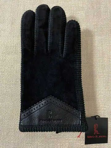 [ 미사용 ] Roberta di Camerino 블랙 장갑