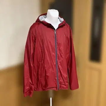 타미힐피거 레드 나일론 자켓 XXL