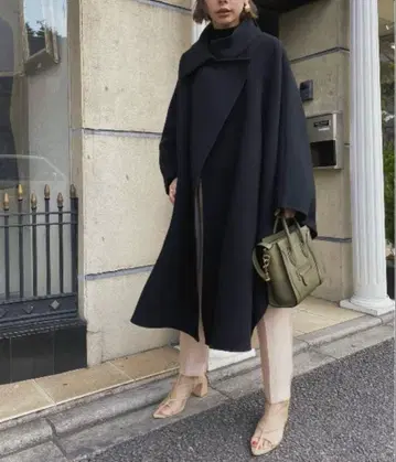 UNDRESSED HANDY OVER PONCHO/블랙