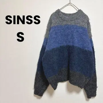 [ SINSS ] 그라데이션 보더 니트 ( S ) 스웨터