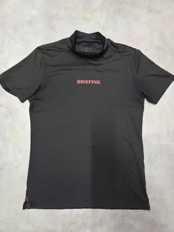 BRIEFING 블랙 모크넥 셔츠 [ M ]
