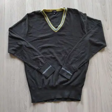 Paul Smith M 다크 브라운 V넥 니트