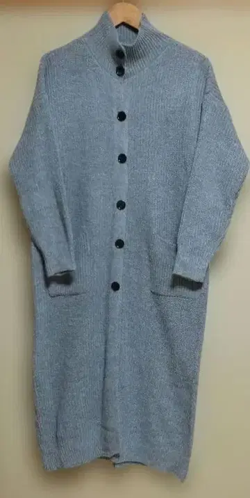 여성용 롱 가디건 하이넥 새상품 시착만 한 상품