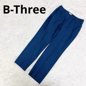 [ B-Three ] 팬츠(34) 짙은 파랑 네이비 슬랙스 신축 새상품급