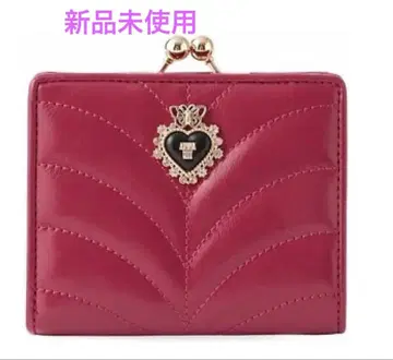 안나수이 ANNA SUI 이단 접이식 가마구치 지갑