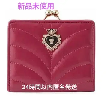 안나수이 ANNA SUI 이단 접이식 가마구치 지갑