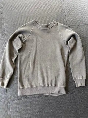 Good On P-블랙 래글런 크루 맨투맨 S